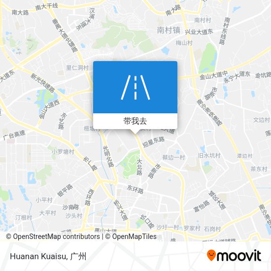 Huanan Kuaisu地图