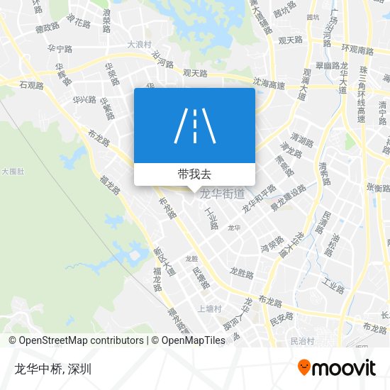 龙华中桥地图