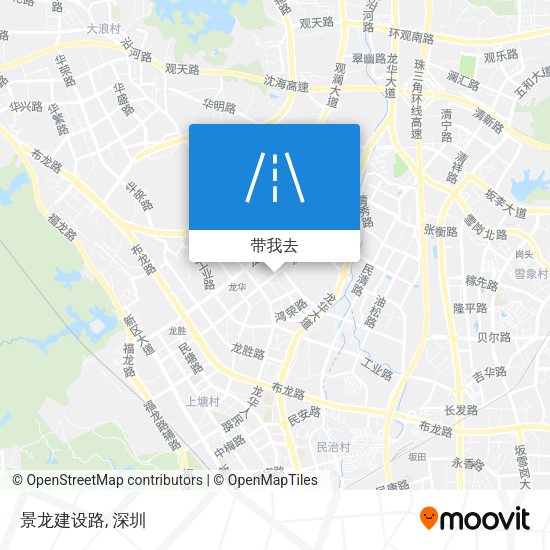 景龙建设路地图