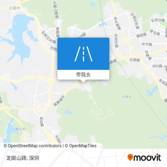 龙眼山路地图