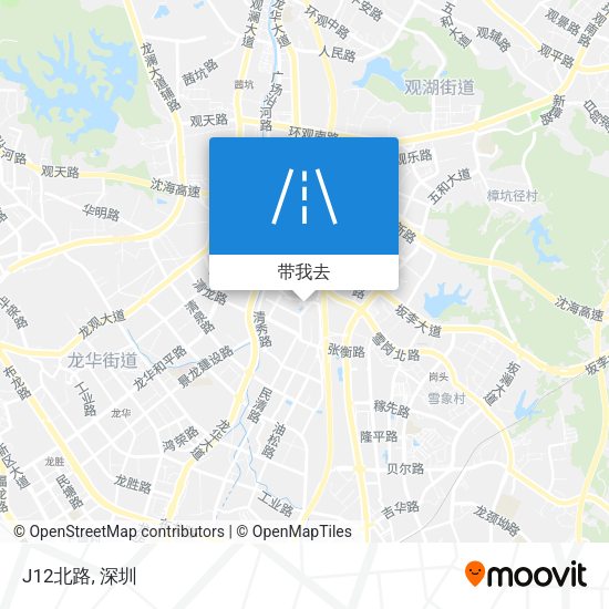 J12北路地图