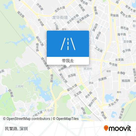 民繁路地图