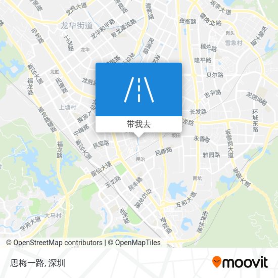 思梅一路地图