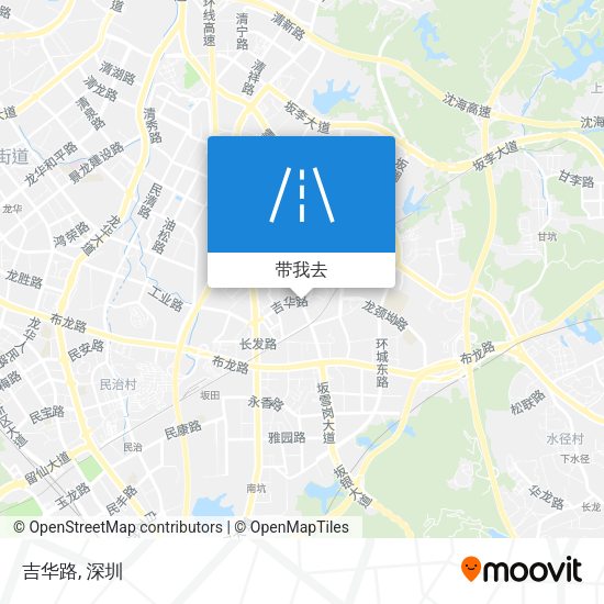 吉华路地图
