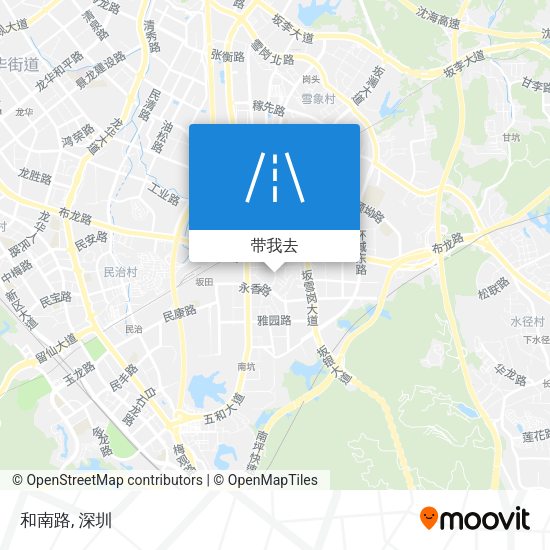 和南路地图