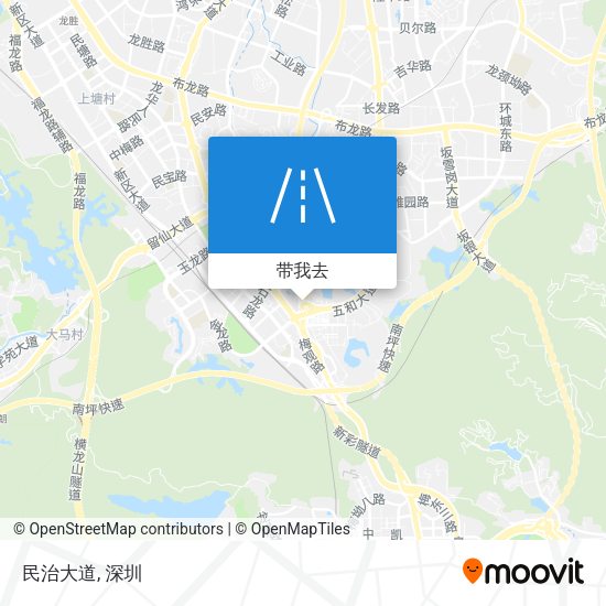 民治大道地图