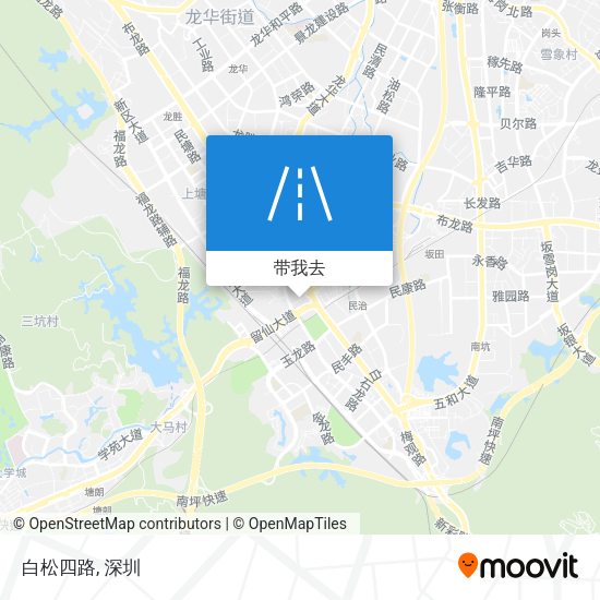 白松四路地图