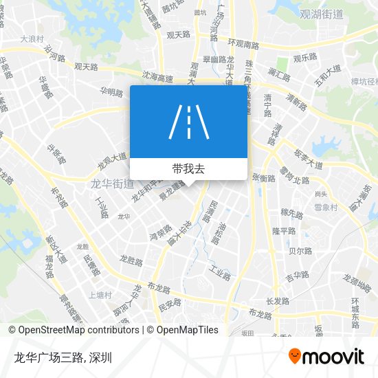 龙华广场三路地图