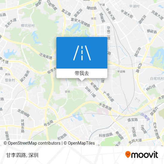 甘李四路地图