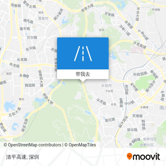 清平高速地图