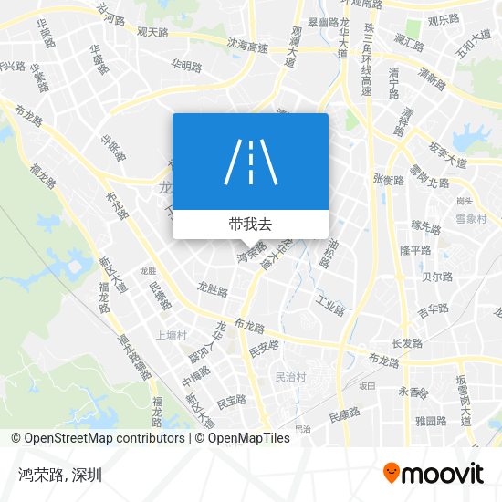 鸿荣路地图