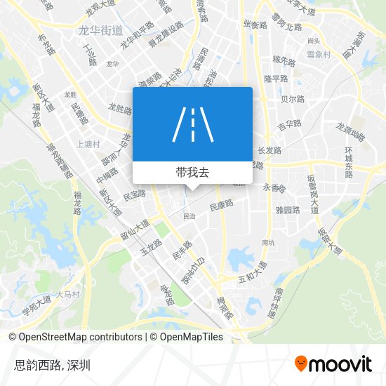思韵西路地图