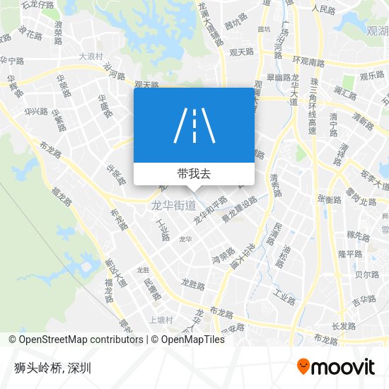 狮头岭桥地图
