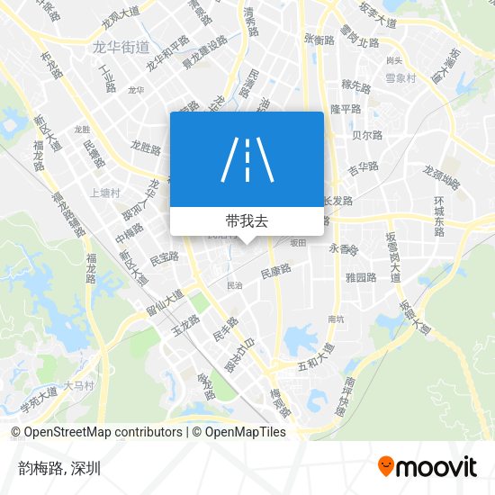 韵梅路地图