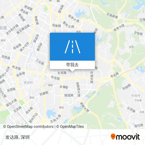 发达路地图