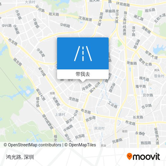 鸿光路地图