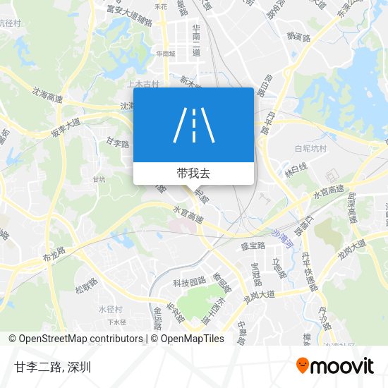 甘李二路地图