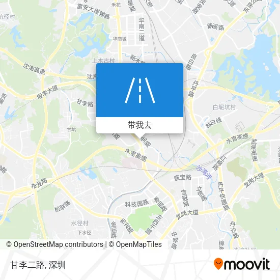 甘李二路地图