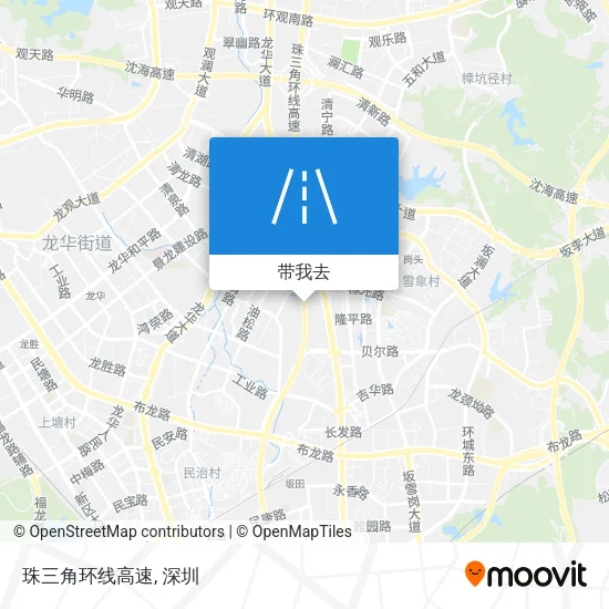 珠三角环线高速地图