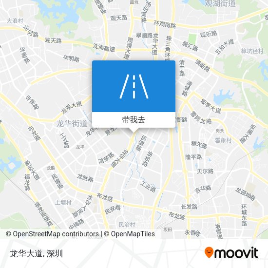 龙华大道地图