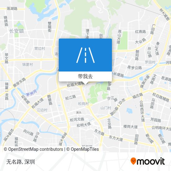 无名路地图