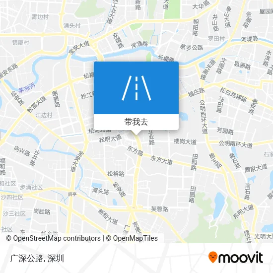 广深公路地图