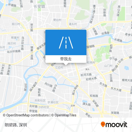 朗碧路地图