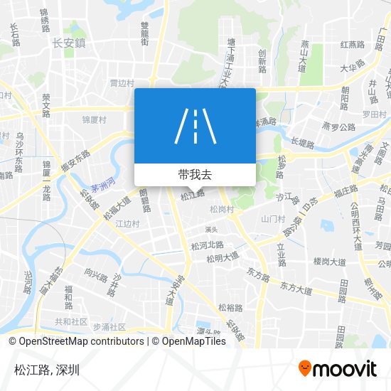 松江路地图