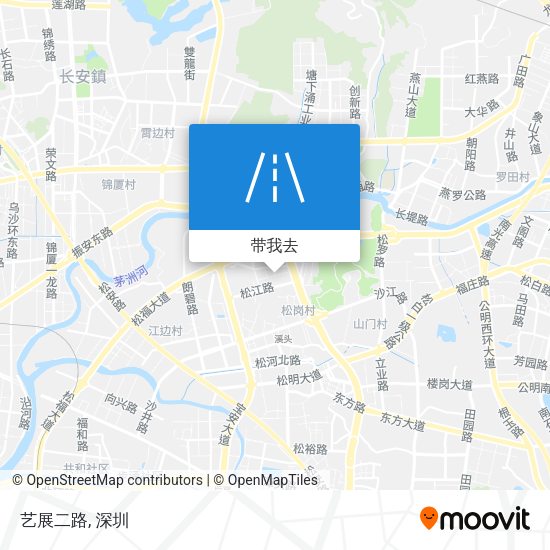 艺展二路地图