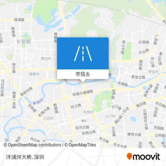 洋涌河大桥地图