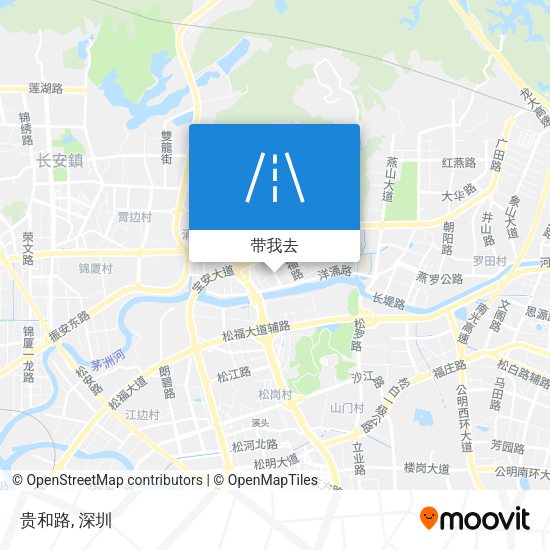贵和路地图