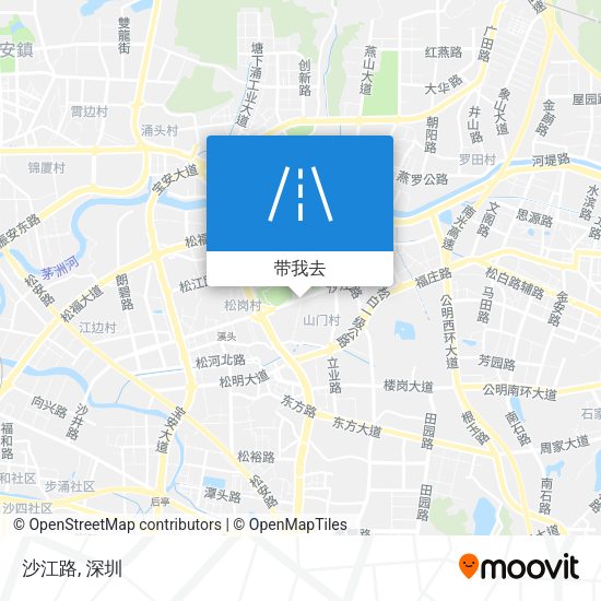 沙江路地图