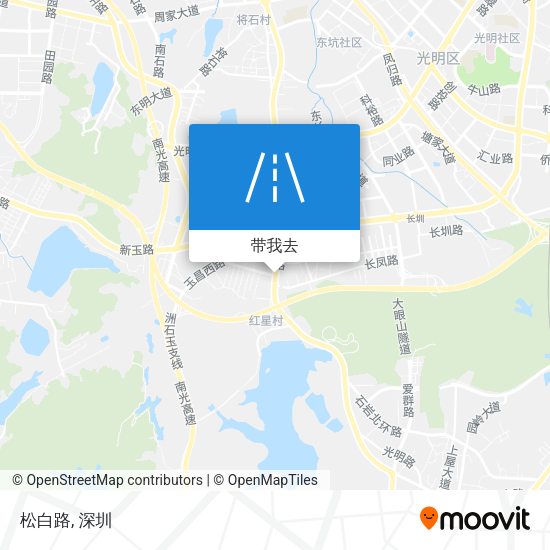 松白路地图