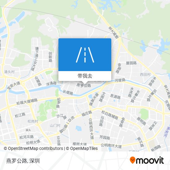 燕罗公路地图