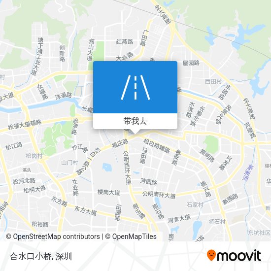 合水口小桥地图