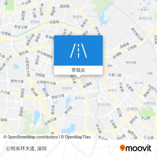 公明东环大道地图