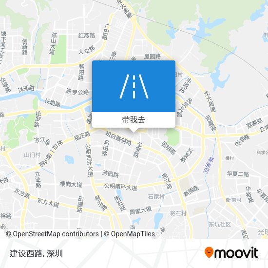 建设西路地图
