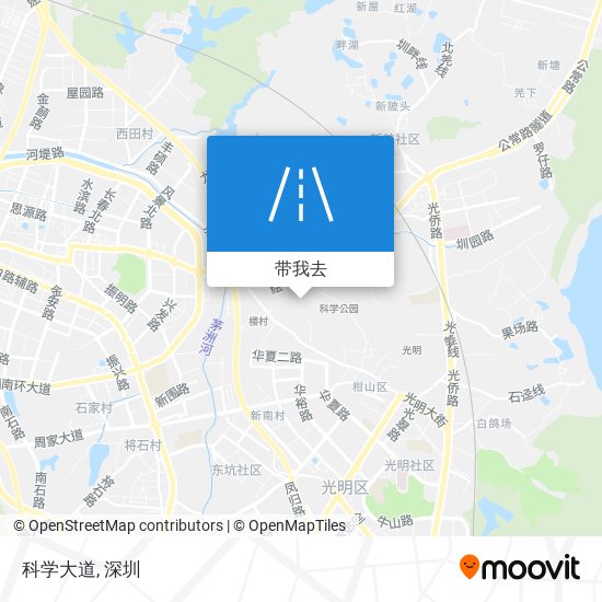 科学大道地图