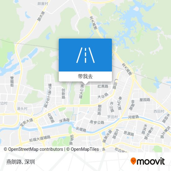 燕朗路地图