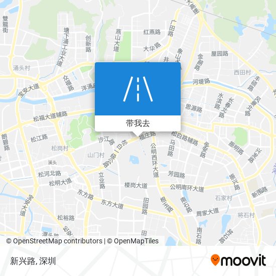 新兴路地图