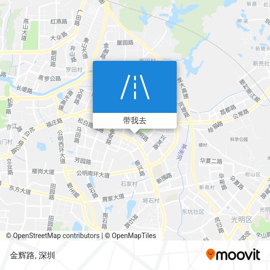 金辉路地图