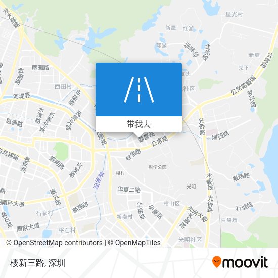 楼新三路地图
