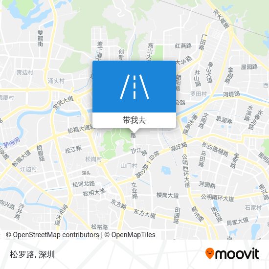 松罗路地图