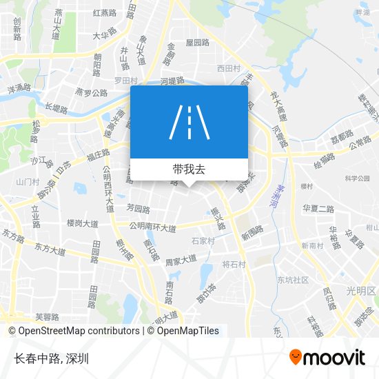 长春中路地图