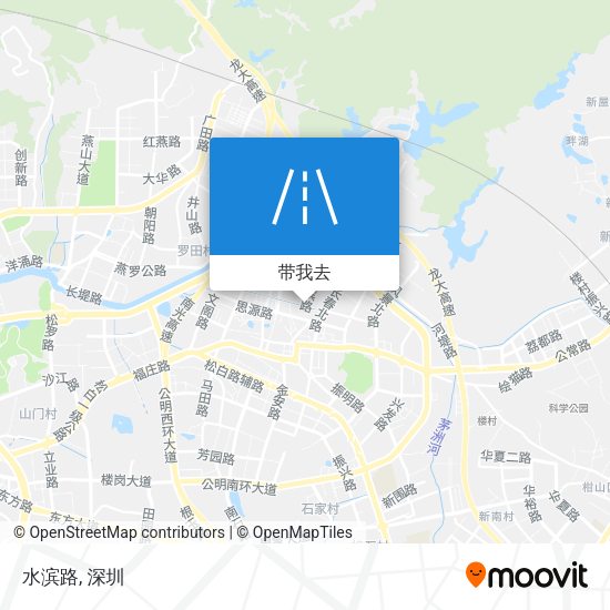 水滨路地图