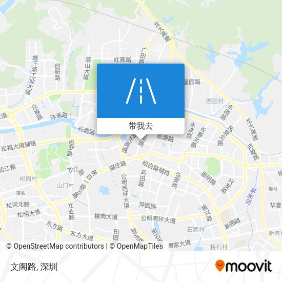 文阁路地图