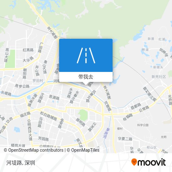 河堤路地图