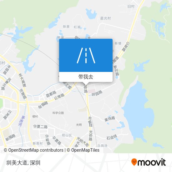 圳美大道地图