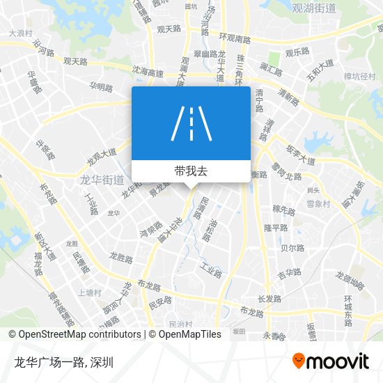龙华广场一路地图