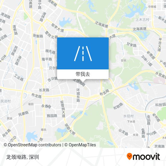 龙颈坳路地图